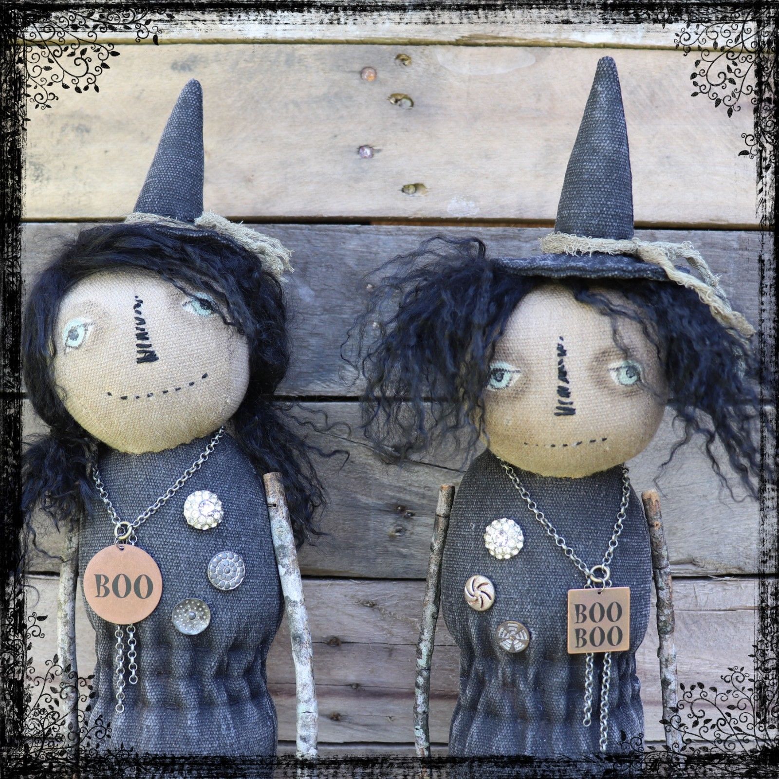 primitive halloween dolls