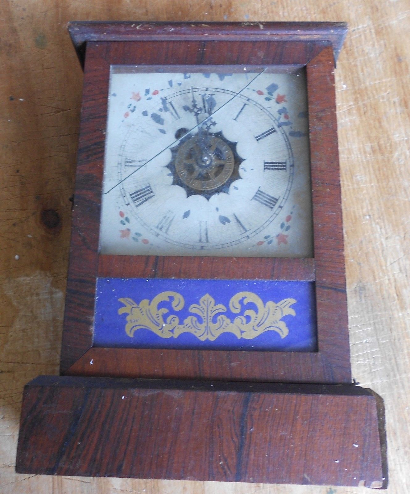 Antique Waterbury Clock Co.Key Wind Mantel Shelf Clock Antique Price