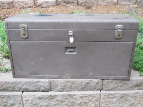 Vintage Kennedy 526 Professional Metal 8 Drawer Machinist Tool Box