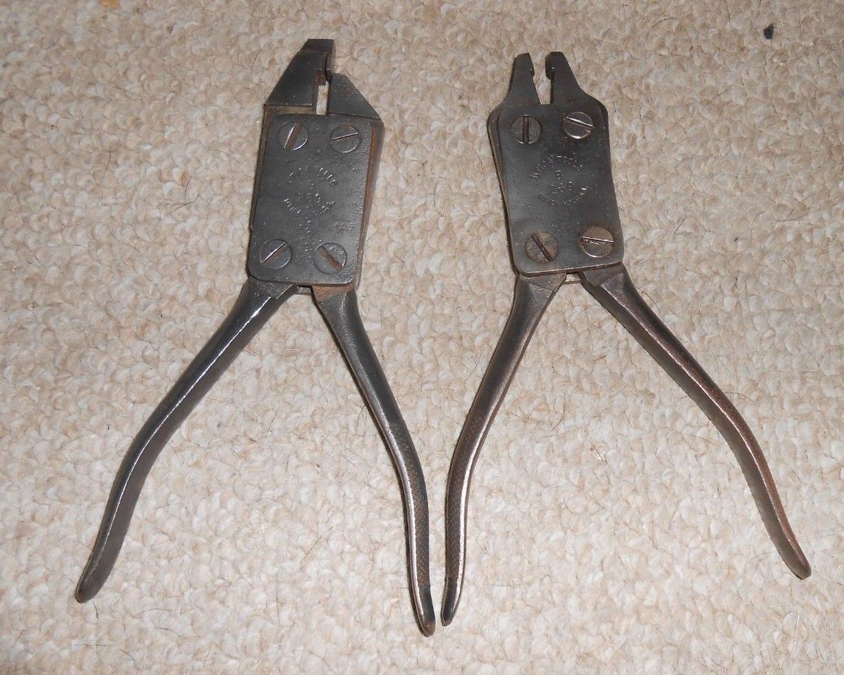 LOT OF 2 VINTAGE TYPEWRITER REPAIR TOOLSUTICA NO. B 269 PLIERS1 MADE