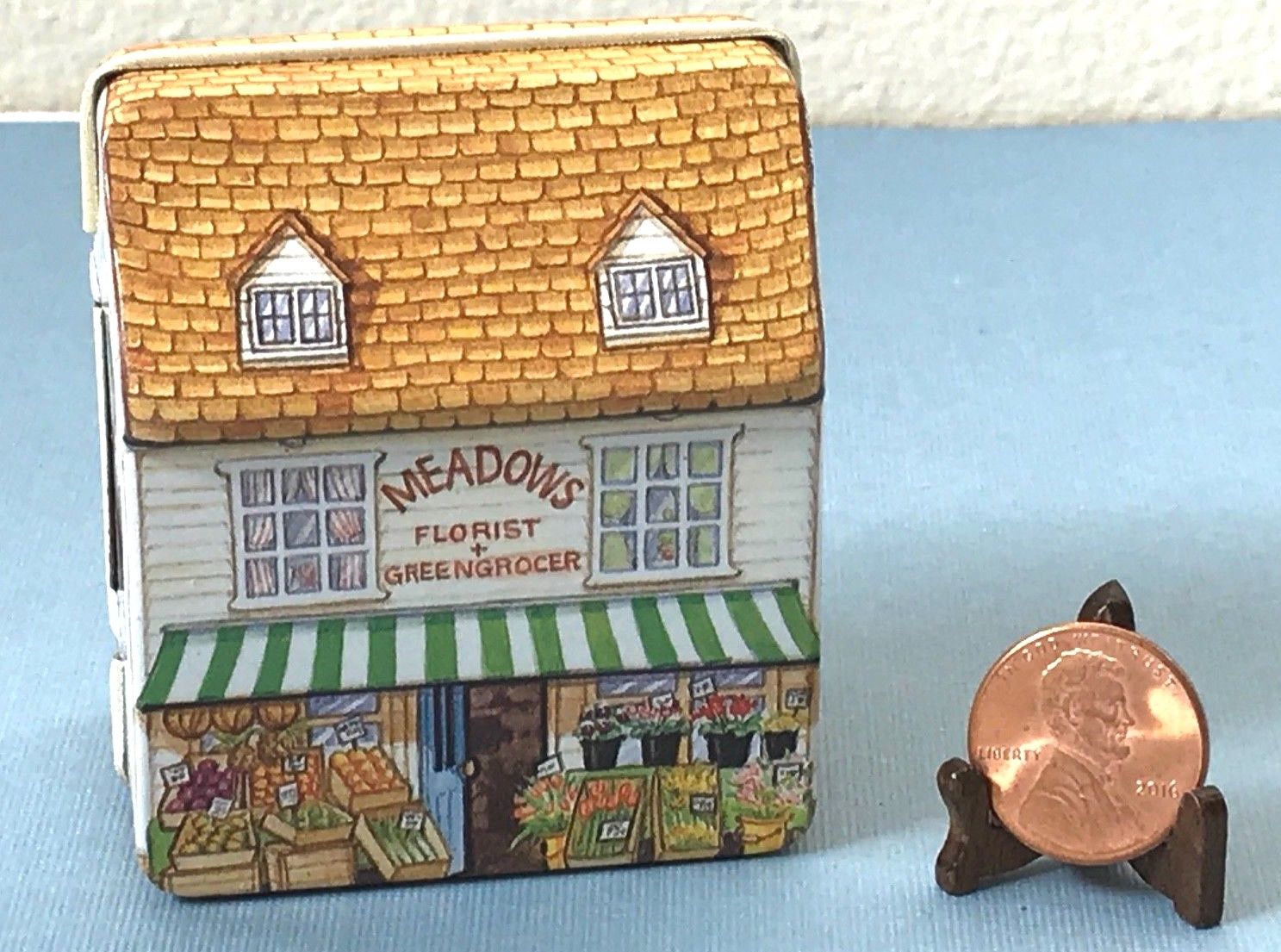 VTG Dana Kubick 1991 Hunkydory Design England Miniature Hinged House