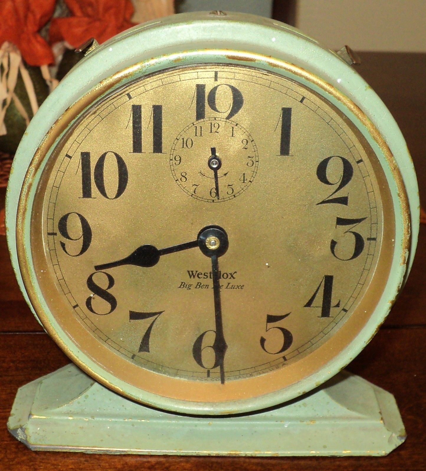 Vintage Antique Westclox Big Ben DeLuxe Brass WindUp Alarm Clock