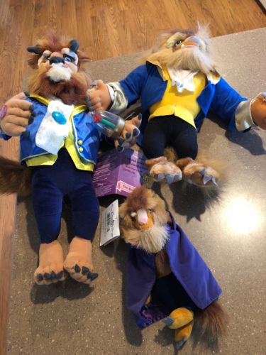 stuffed beast from beauty and the beast