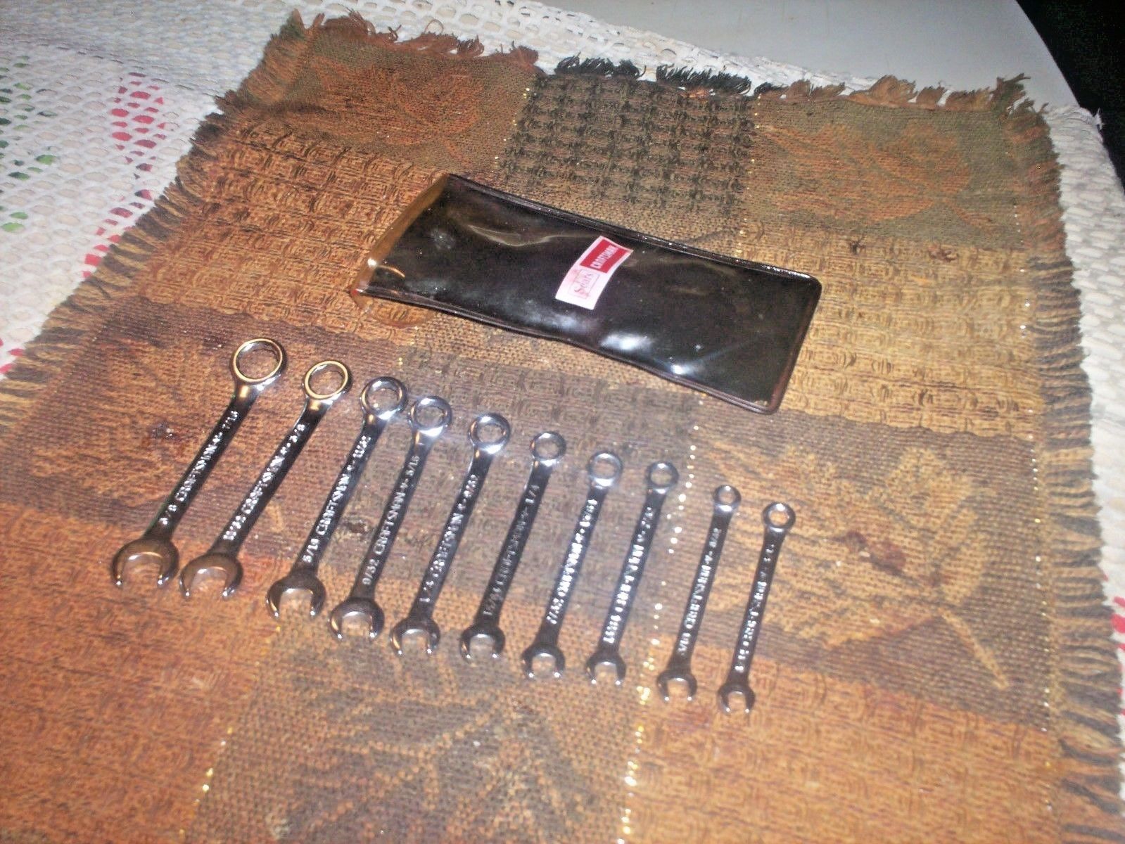 10 pc Craftsman 43441 V series midget ignition combination wrench set w/pouch Antique Price