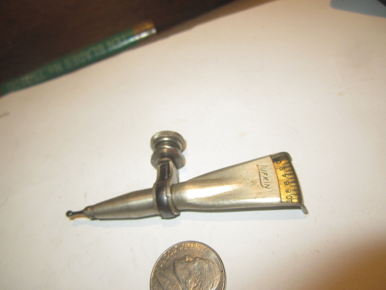 VINTAGE LUFKIN RULE CO. NO. 199 TEST INDICATOR GOOD CONDITION