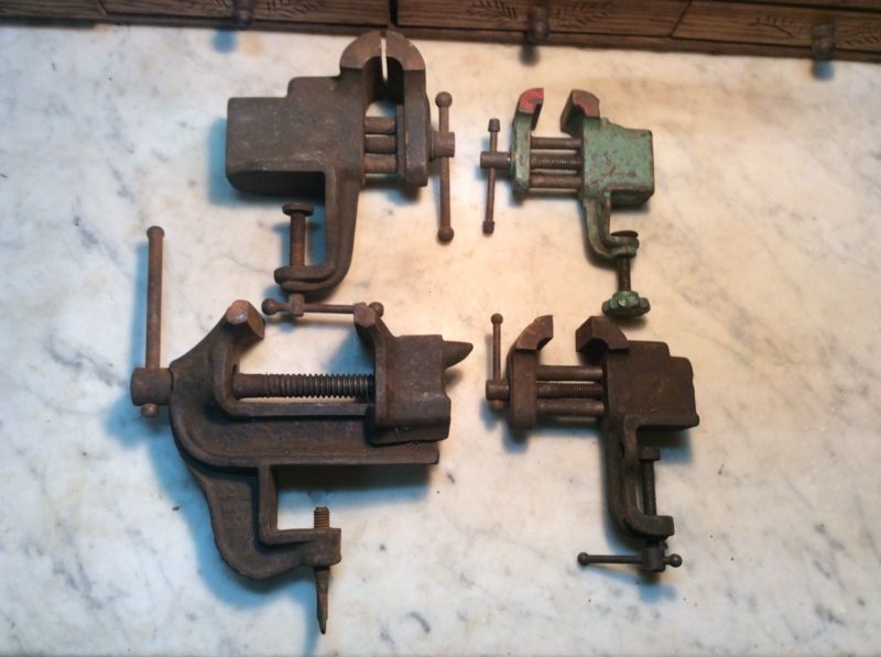 ANTIQUE ASSORTMENT OF WORKBENCH VICES Antique Price Guide Details Page