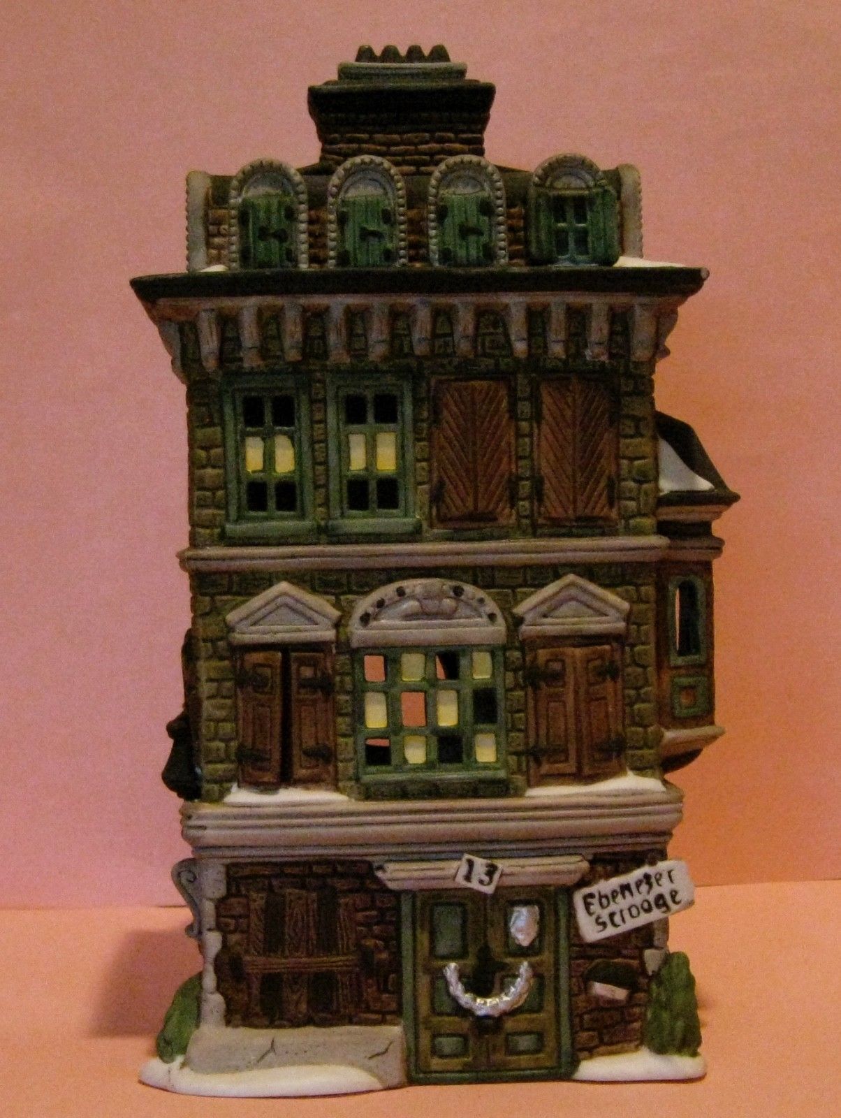 Dept 56 Dickens Village The Flat Of Ebenezer Scrooge 55875 NIB