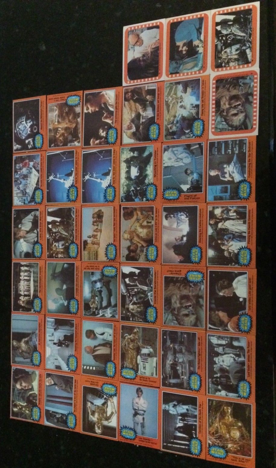 1977 Star Wars Topps Cards 5th Series Orange Border 35