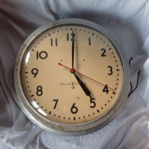 edwards Company wall clock Synchromatic Antique Price Guide Details Page