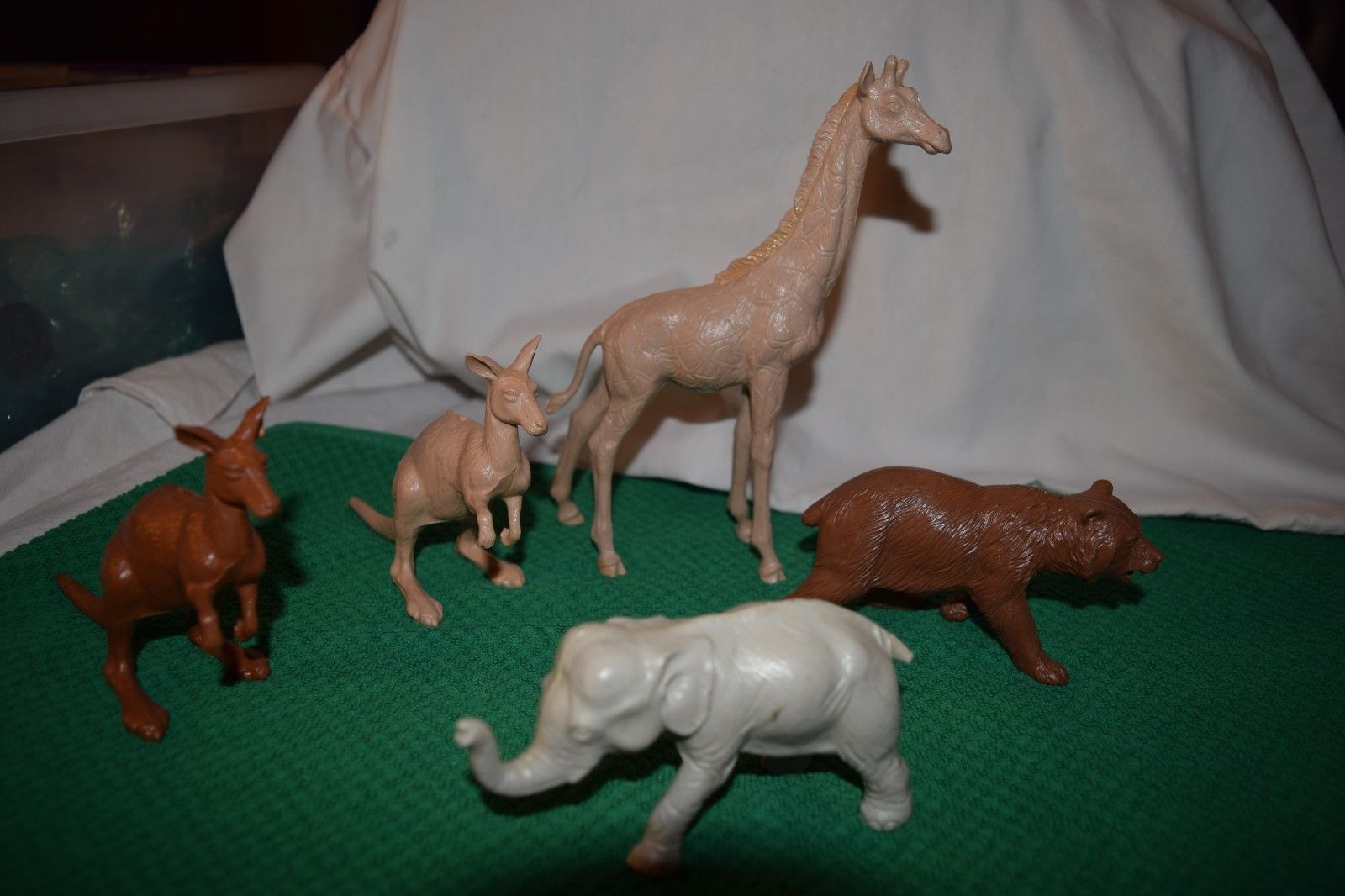 Marx Large Jungle Animals From Jungle Playset HP Figures Lot 1 marx-large-jungle-animals-from-jungle-playset-hp-figures-lot-1