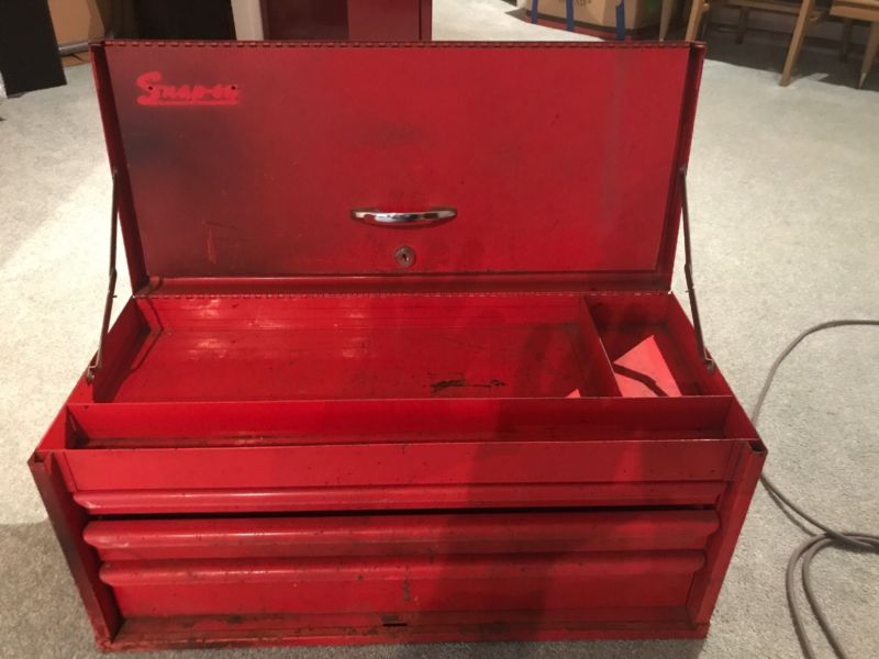 Vintage Original 1969 Snap On Kra 53 3 Drawer Tool Box Kra53