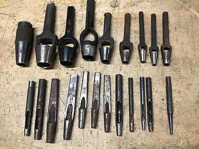 antique leather punch