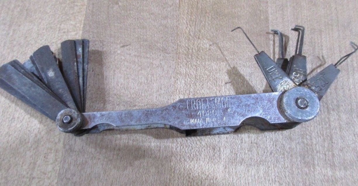 Vintage Craftsman 40801 Feeler Ignition Gauge Set > Antique Price