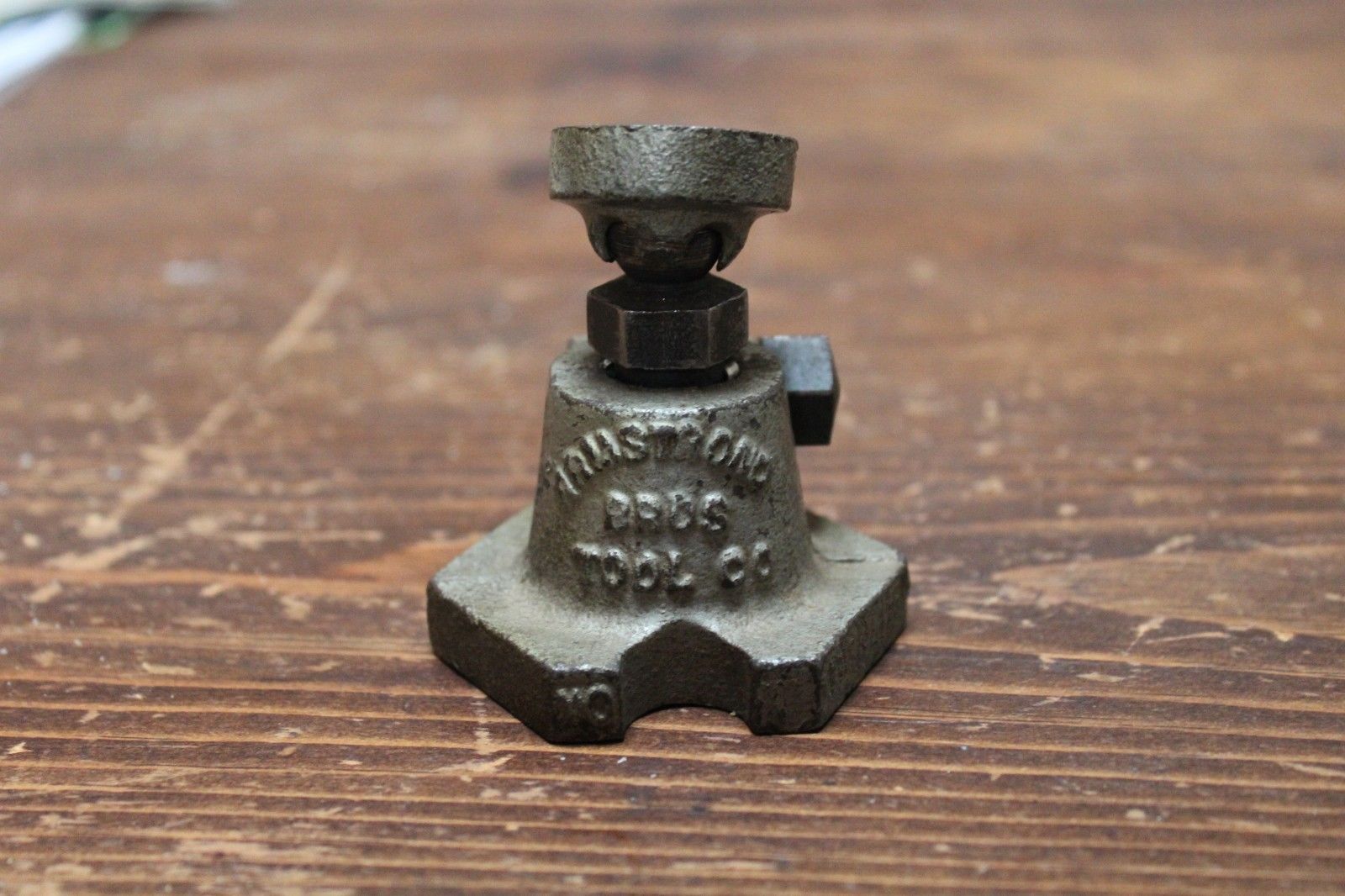 Vintage Machinist Screw Jack Base, Armstrong Bros. Tool Co., No. 1