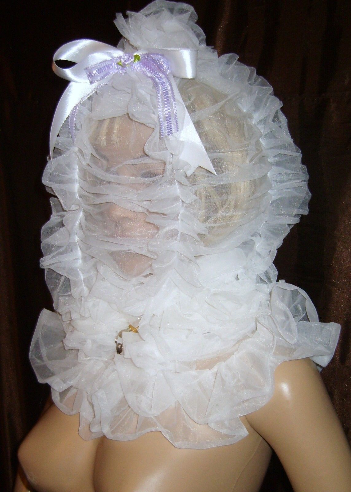 Prissy Sissy Maid Adult Baby CD/TV Nylon Lockable Mincing ...