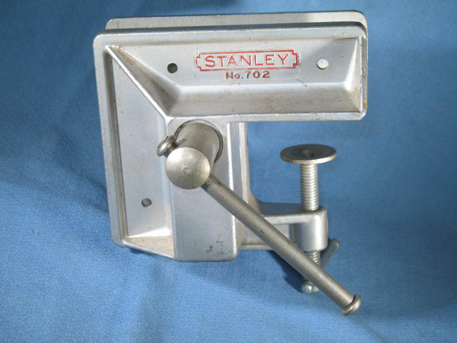 Vintage STANLEY 702 5" Aluminum Alloy Portable ClampOn Bench Top