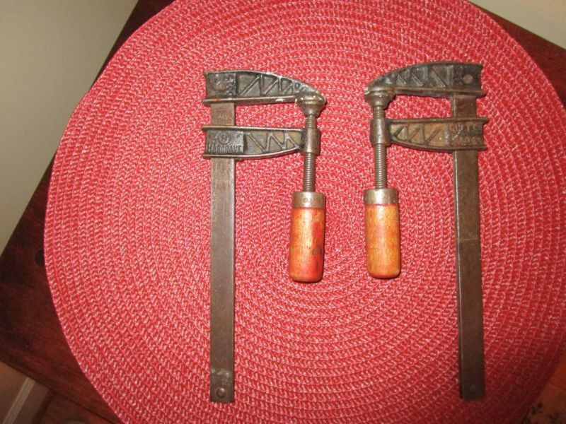 Vintage ToolsBar Clamps Carpentry Wood ClampsHargrave 9"Cinn. Tool