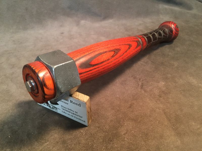 blacksmith Biker coconut fish hammer tool custom JESSE REED baseball