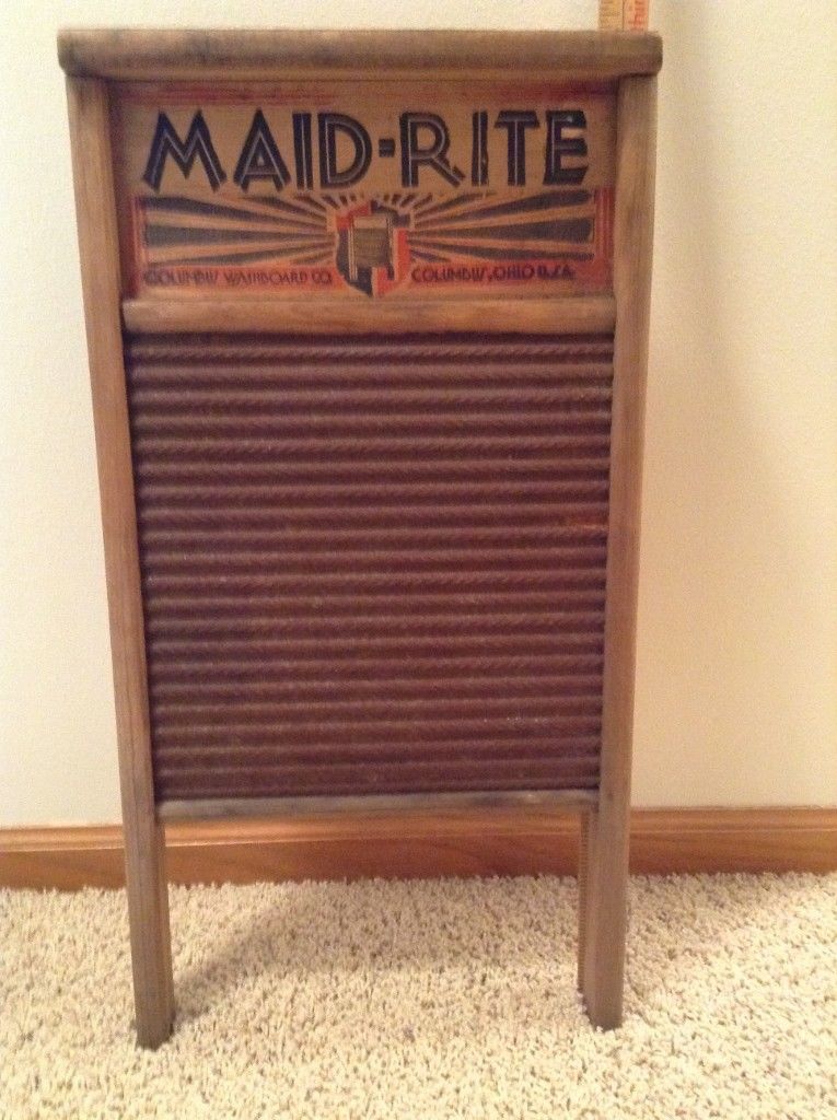 MaidRite Washboard 2072 by Columbus Washboard Co. Standard Size, 24