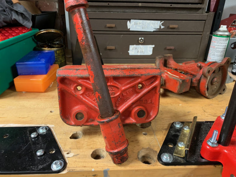 Vintage Woodworking Vise made in USA Howe and Foy Co. Littlestown, PA