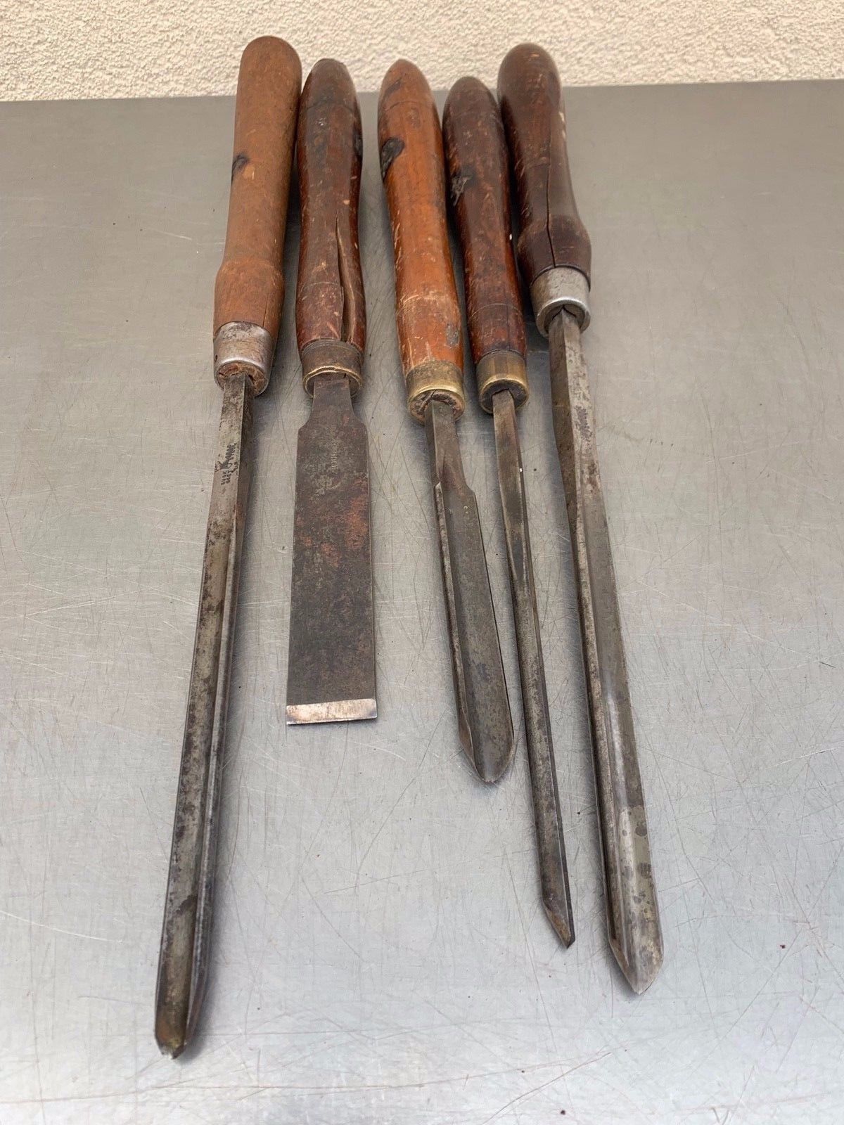 Vintage Spear Jackson Buck Bros Moulson Bros chisels/lathe Wood Carving
