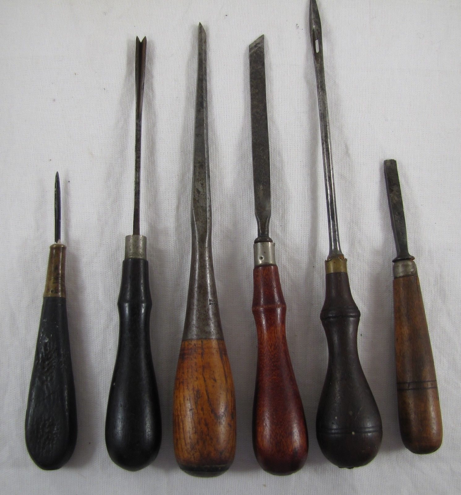 Set of 6 Antique Leather Working Tools Antique Price Guide Details Page