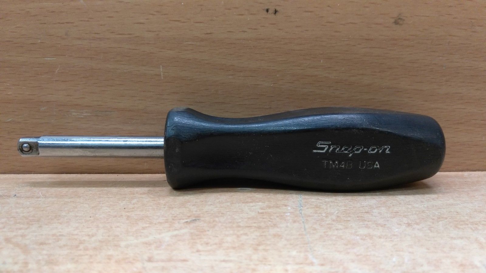 SnapOn Tools TM4B 1/4" Drive Standard Shank Hard Black Handle Socket