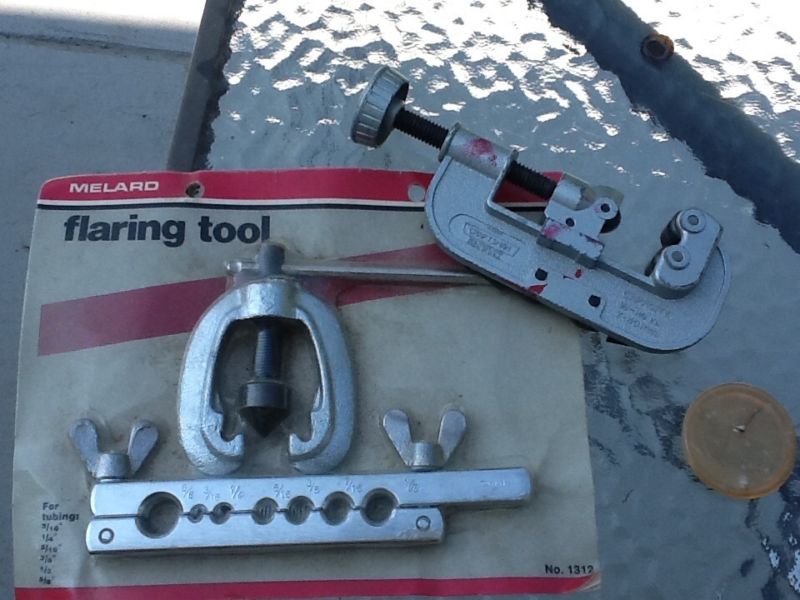 Craftsman Tubing cutter model 95528+Flaring tool No 1312 Antique