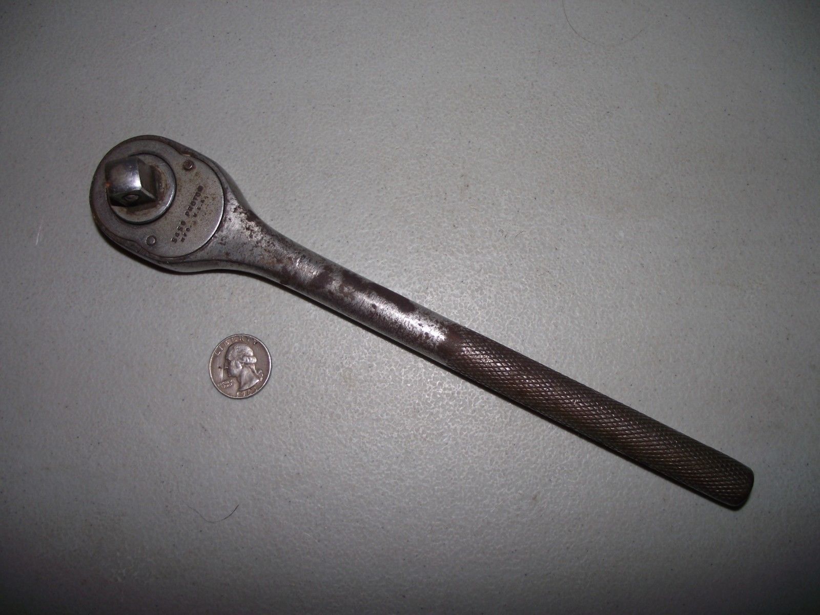 Vintage Plomb 5449 1/2" Socket Ratchet Wrench Plvmb Plumb Proto 5450