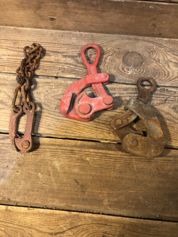 Antique Rope Puller Fence Stretcher Wire Barn Farm Tool Klein & Sons