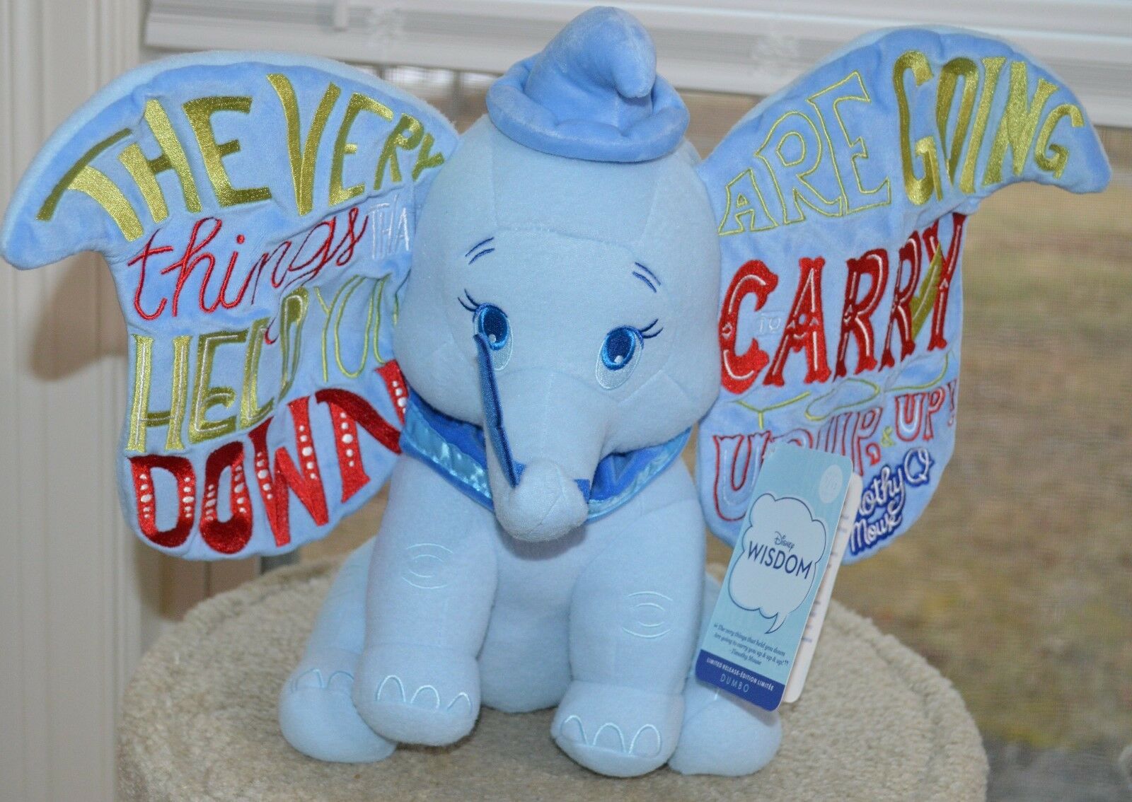 dumbo plush wisdom