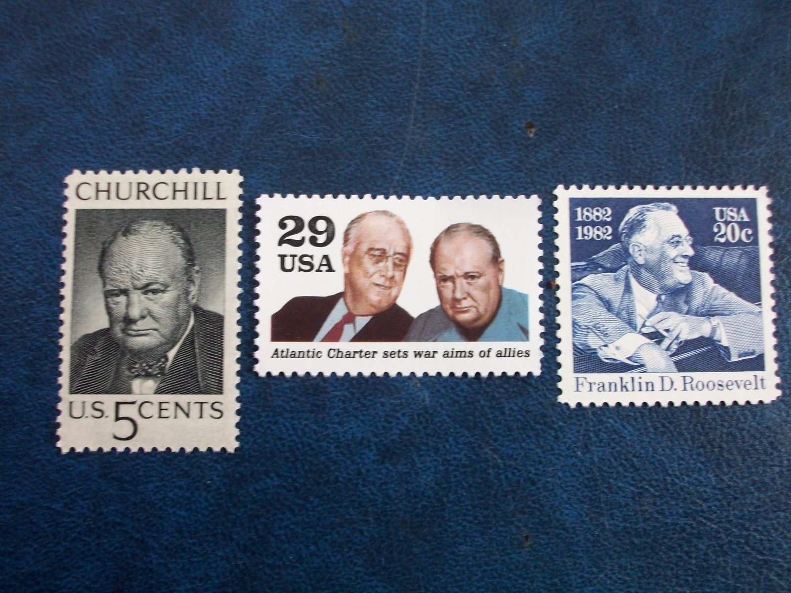 FDR & Winston Churchill Stamps Antique Price Guide Details Page