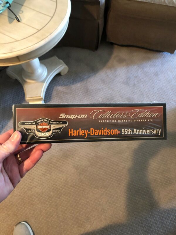 Snap on Tools Ratcheting Screwdriver 95th Anniversary Harley Davidson 19031998 Antique Price