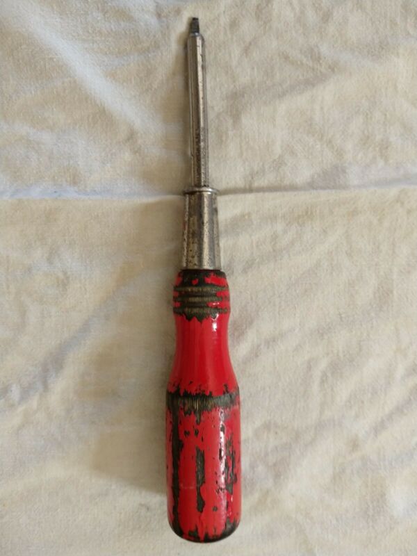 Vintage P.L. Robertson 1933 patent Wood Handle Screwdriver Unique