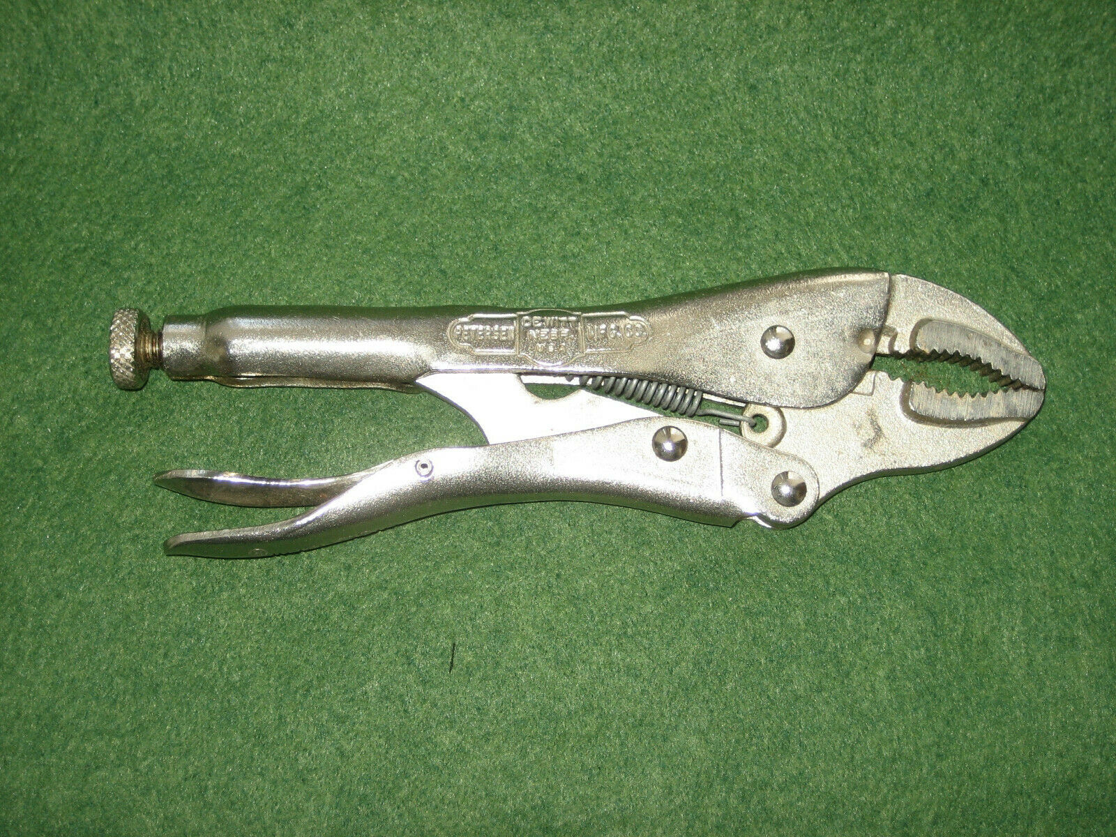 Vise Grips 7 CR Petersen MFG. Dewitt Nebraska VGUC Antique Price