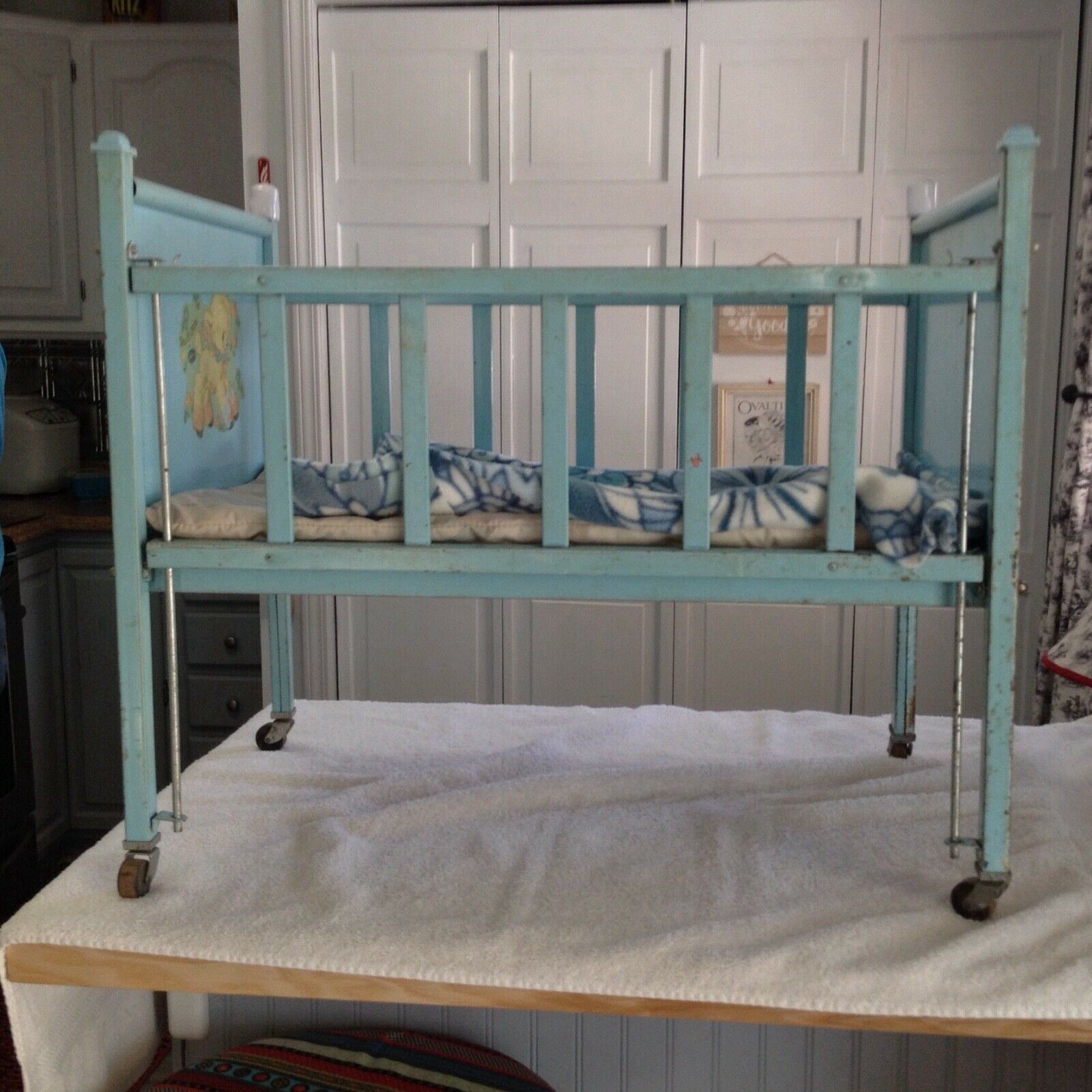 AMSCO DOLLECRIB,DOLL BED, 1960''s Antique Price Guide Details Page