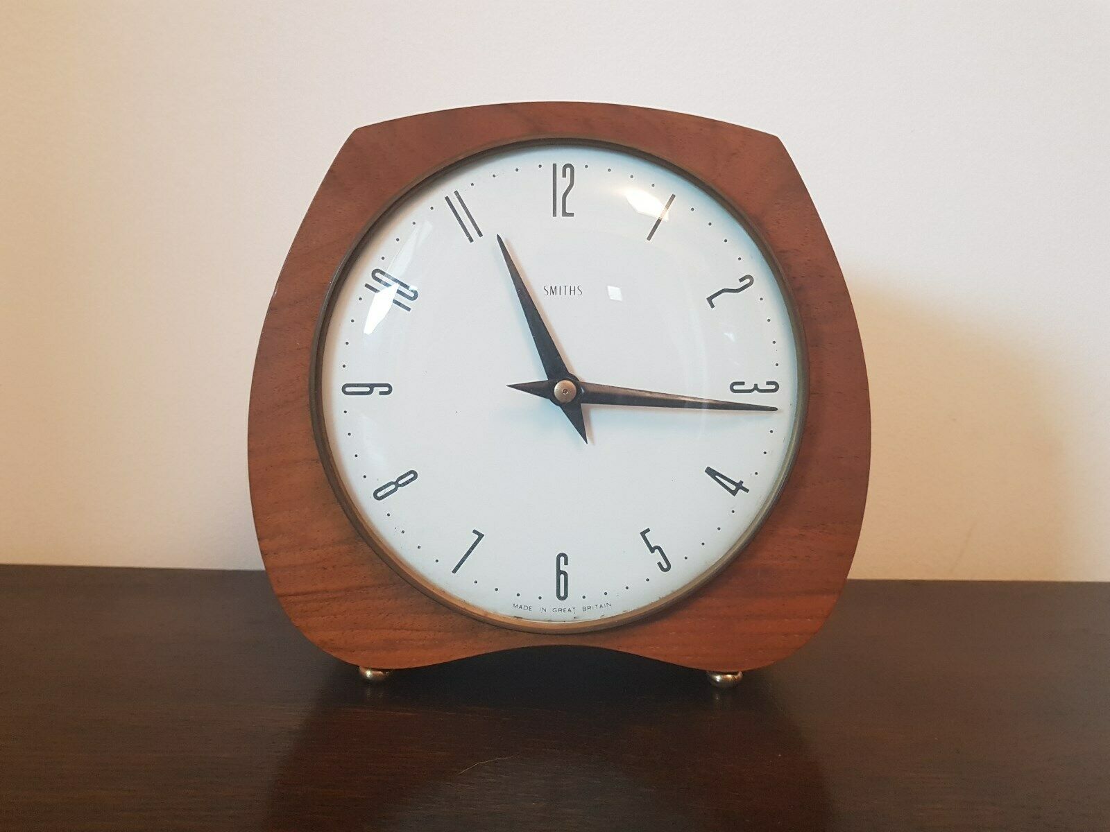 Vintage Smiths Mantle Clock Working But Chimes Too Many Times Nice