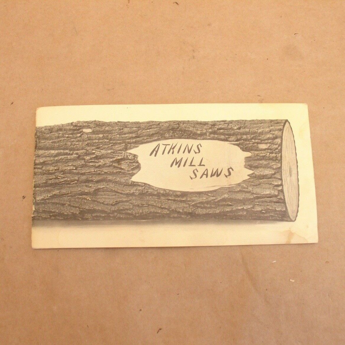 Antique 1900''s E.C.Atkins & Co. Mill Saws Catalog,Logging,Lumber