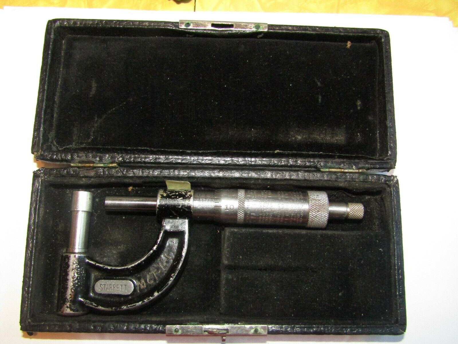 Vintage Micrometer the S. Starrett Co. Athol Mass. USA With Orig Box No.569 Antique Price