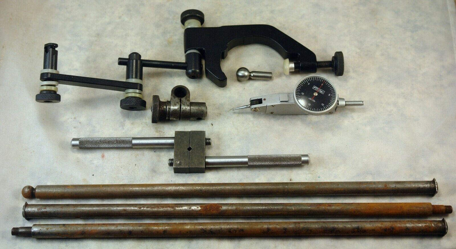 Assorted Vintage Machinists Tools for Indicator Stand, Base