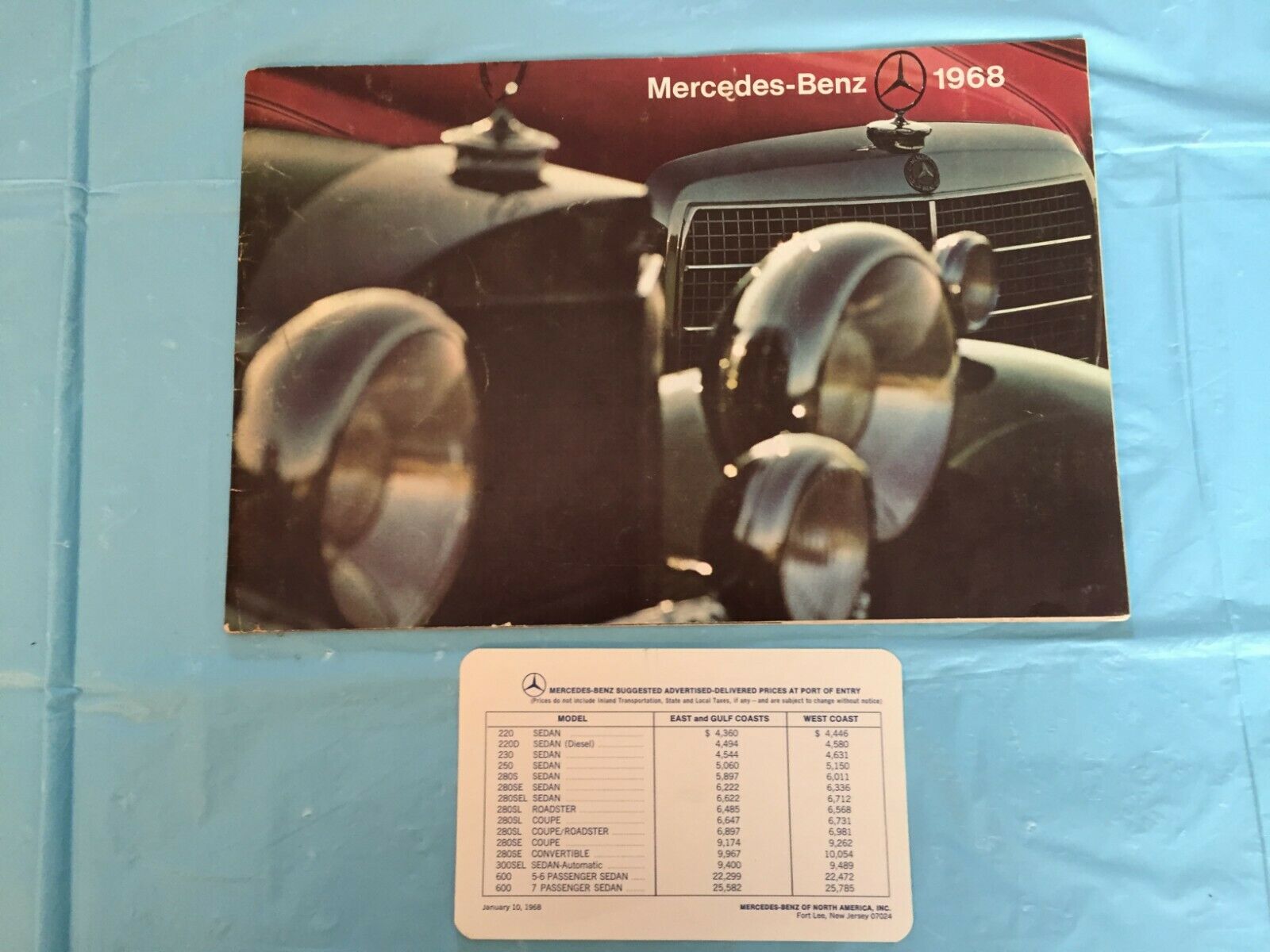 1987 Mercedes-Benz Owner's Price & Sales Brochure – Original Dealer Guide