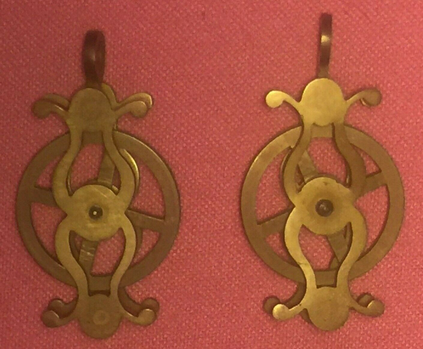 MATCHED SET EXTRA FANCY ORIGINAL ANTIQUE VIENNA REGULATOR CLOCK WEIGHT PULLEYS Antique Price