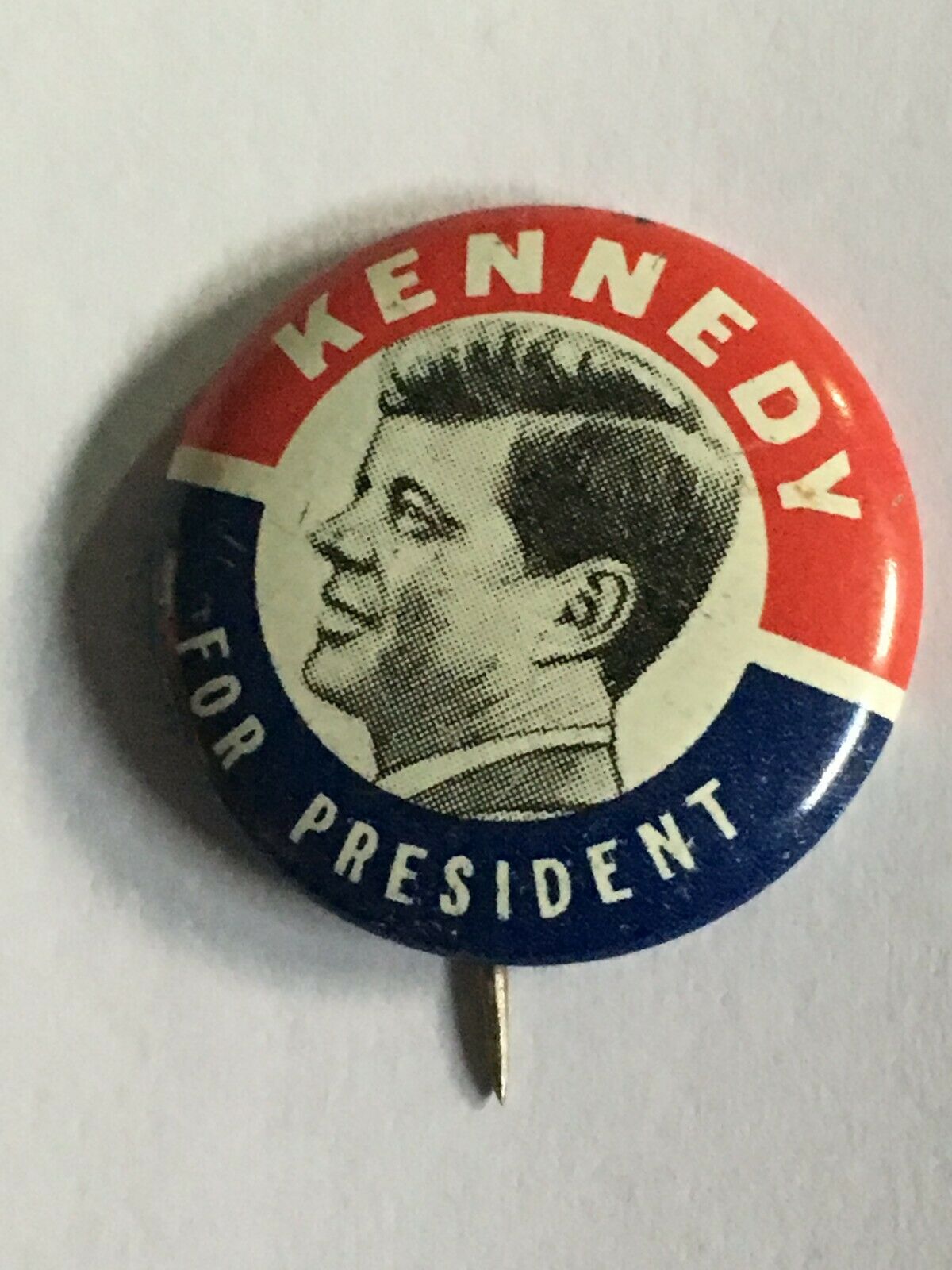 Original 1960 John F. KENNEDY For President 1" Campaign Button