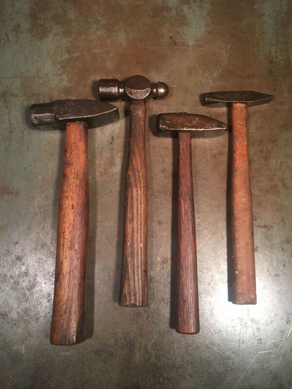 Vintage Blacksmithimg Hammers Cross Peen Ball Peen Blacksmithing