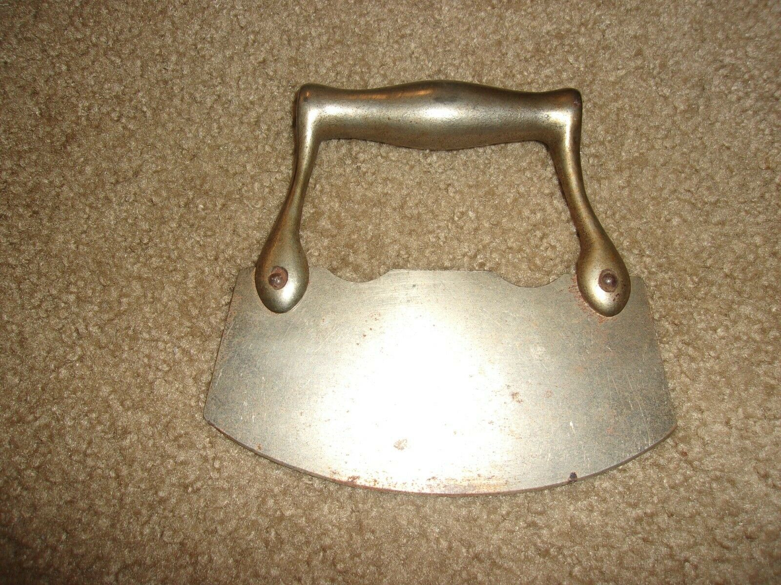 Vintage Antique Bread Dough Scraper/Divider With Handle Antique