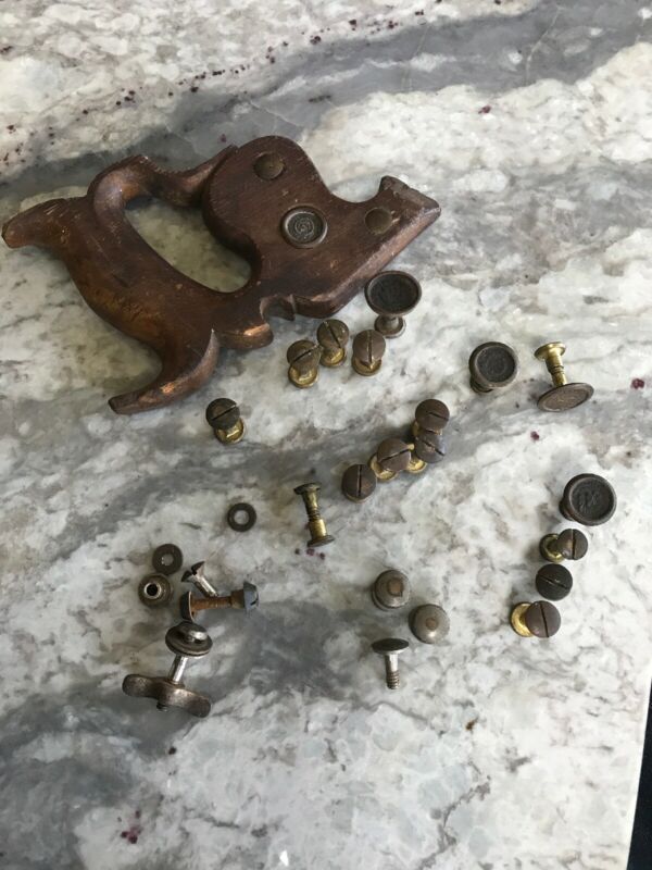 Henry Disston Saw Nuts (Simonds, Warranted) Lambs Tongue Handle