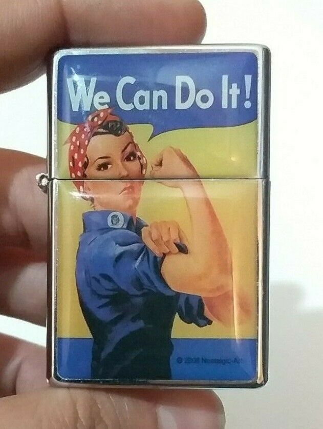 LIGHTER STYLE Zippo Lighter gasoline We Can It Antique Price Guide