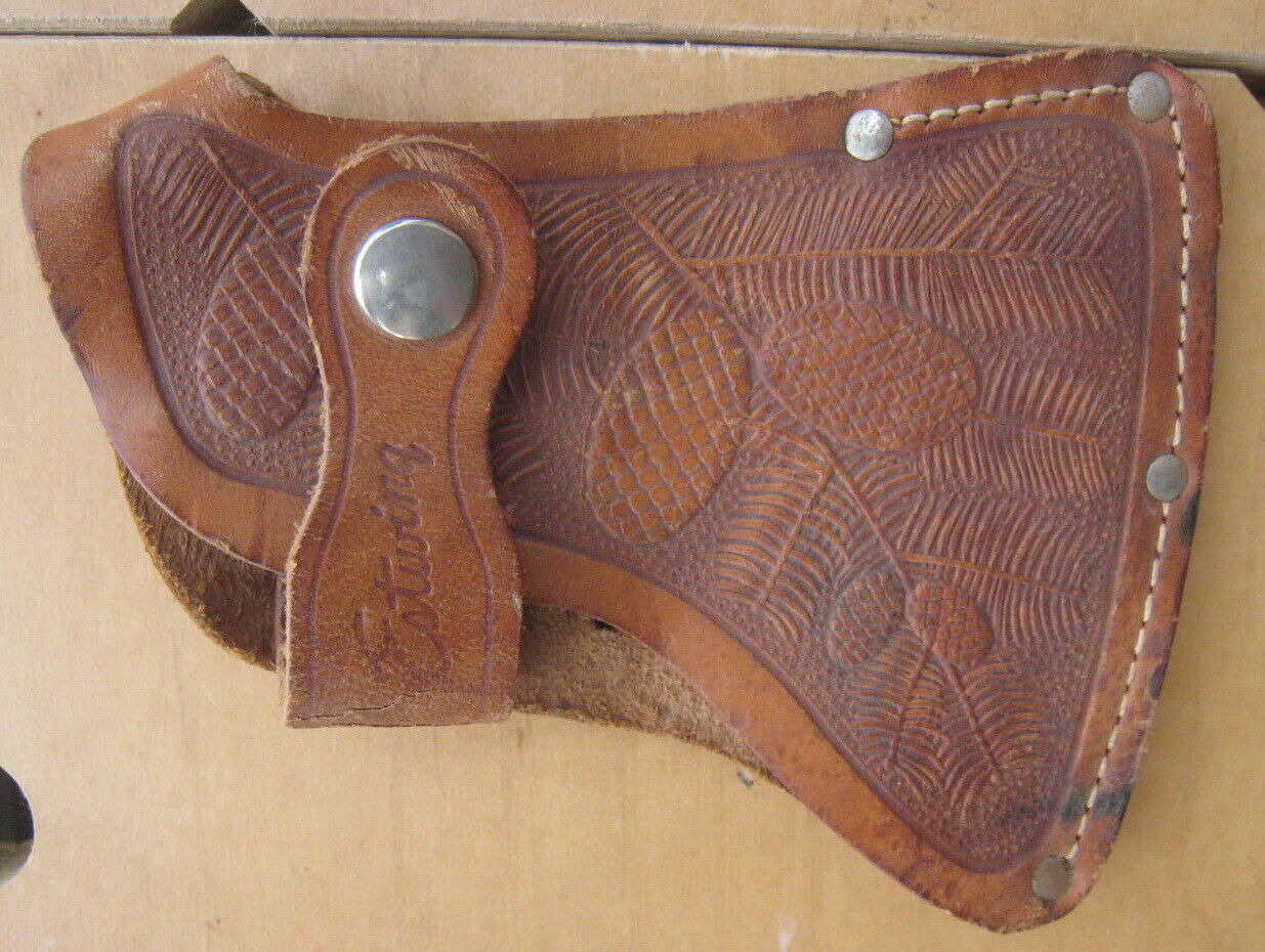 Vintage Embossed Leather Sheath for Estwing Hatchet Antique Price