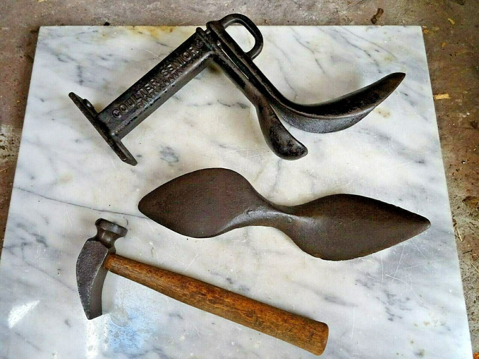 Antique Cast Iron COULTER SENIOR SHOE STRETCHER HOLDER SHOE LAST
