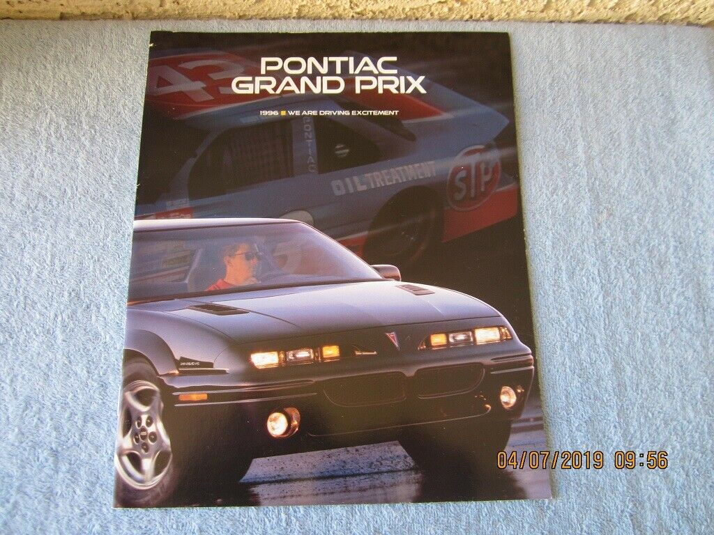 1996 Pontiac Grand Prix Sales Brochure Antique Price Guide Details Page
